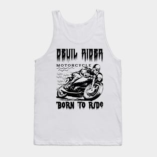 Deuil aidea motorcycle born to ride Tank Top